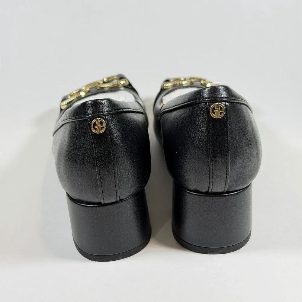 Giani Bernini Size-6M Shoes Ameriee‎ Dress Black Memory Foam Block Heel
